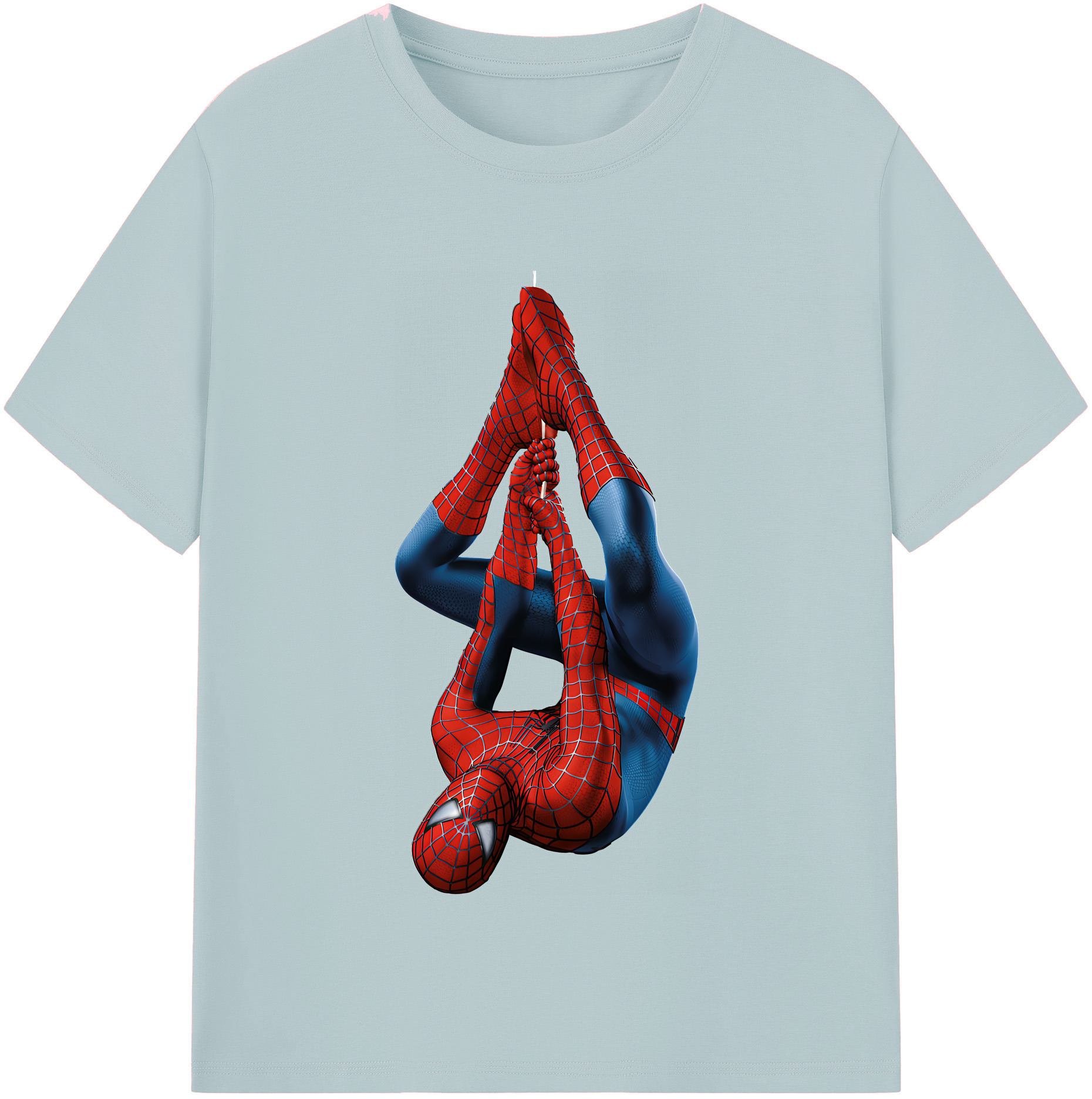 Spider Man スパイダーマン 綿100％半袖Tシャツ（フロントプリント）